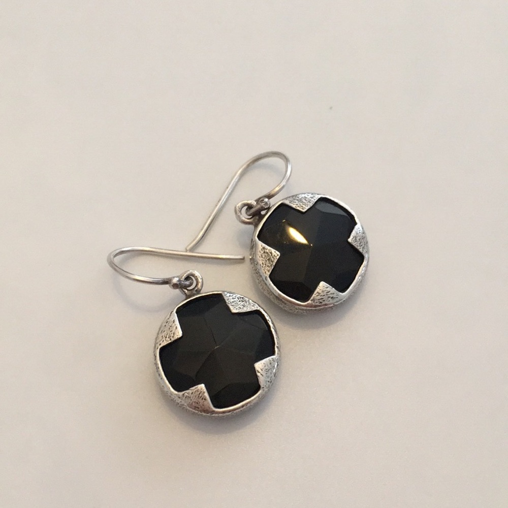 Silpada Chalcedony and Sterling Earrings